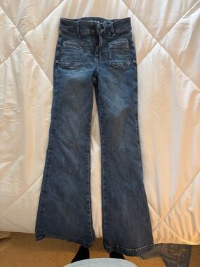 American Eagle Outfitters Blue Flare Jeans